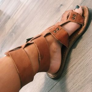 Free People gladiator sandals size 6